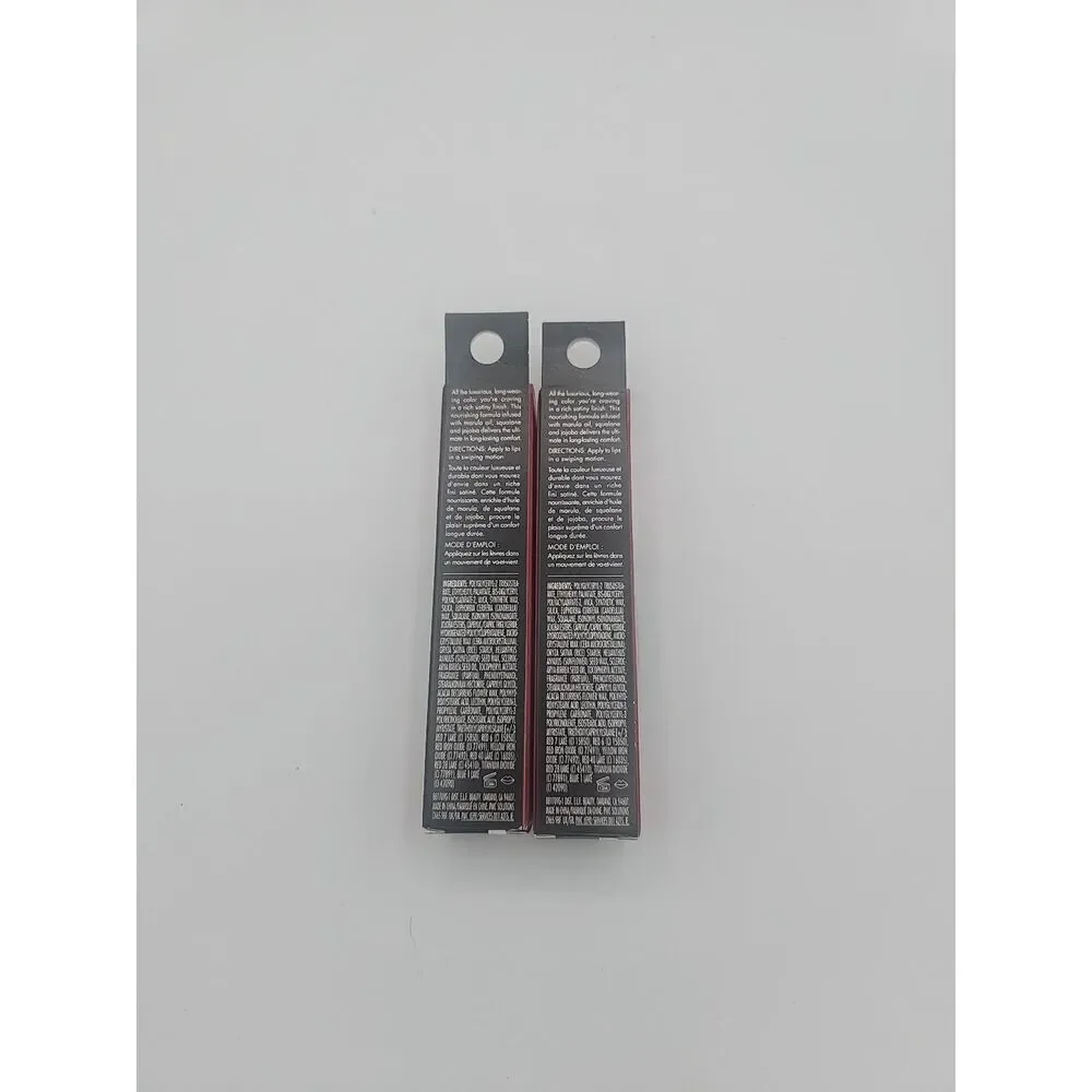 E.l.f O Face Satin Lipstick 0.13 Oz Lipstick 81789 No Regrets Lot Of 2pc